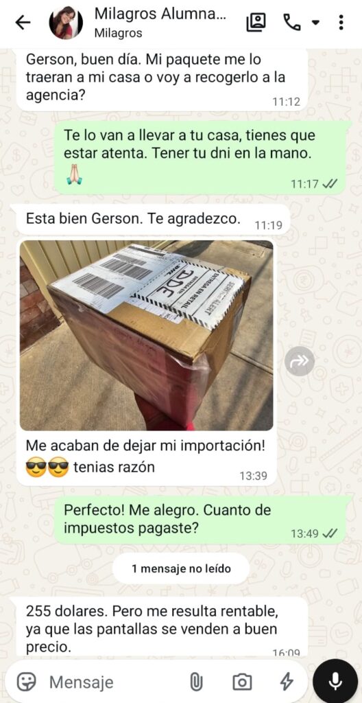 testimonios importaciones Inka Import